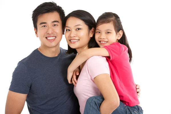 Studio Shot de la famille chinoise — Photo