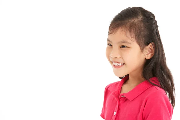 Estúdio tiro de menina chinesa — Fotografia de Stock