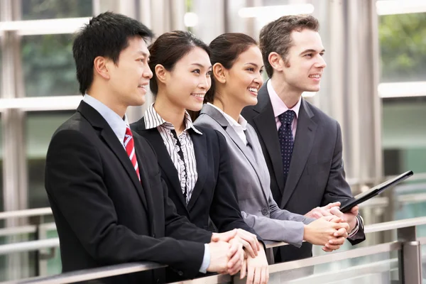 Four Business Colleagues Outside Office — Stock Photo, Image