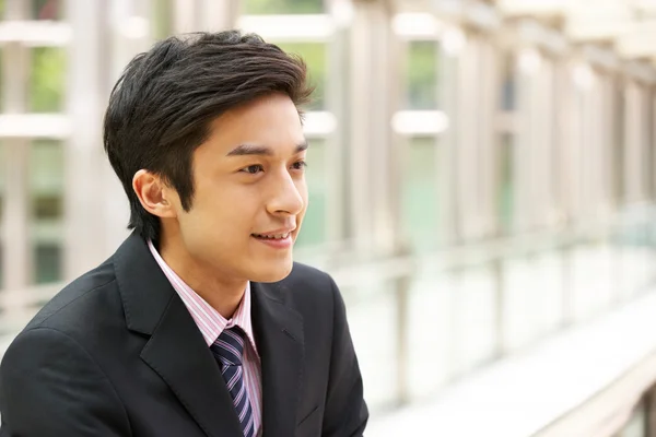 Portrait Of Chinese Businessman Outside Office — Stock Photo, Image