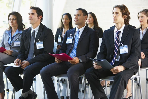 Delegates Listening To Speaker At Conference — Stock Photo, Image