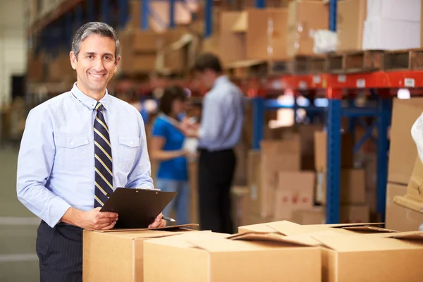 Caselle di controllo Manager in magazzino — Foto Stock