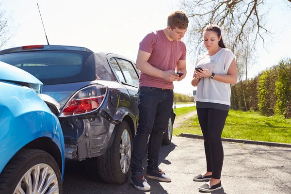 Driver Making Phone Call — Stock Photo, Image