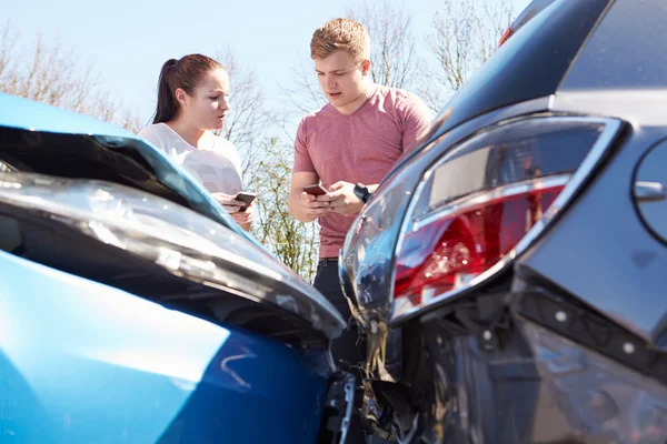 Inspectie van schade — Stockfoto