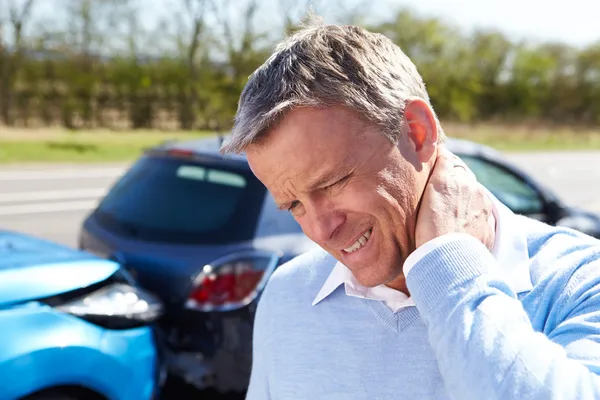 Fahrer leidet — Stockfoto