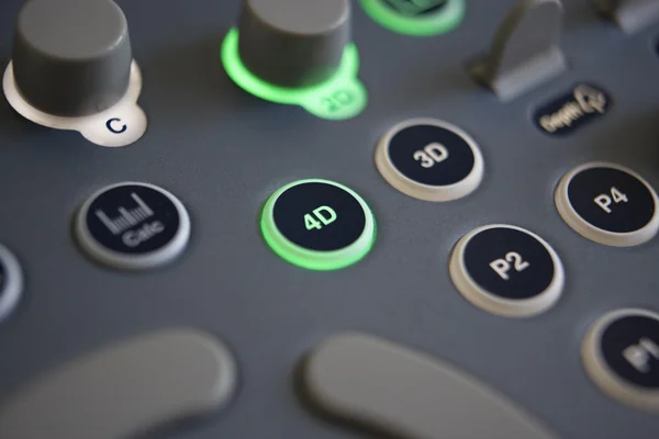 Controls On 4D Ultrasound Machine — Stock Photo, Image