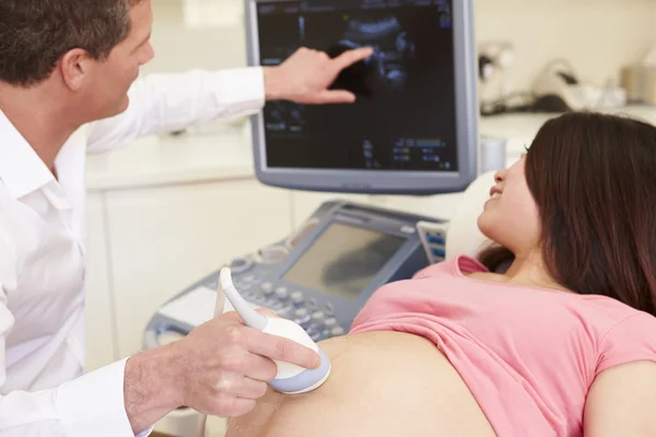 Hamile olan 4 d ultrason — Stok fotoğraf