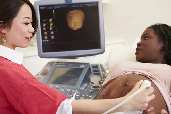 Hamile olan 4 d ultrason — Stok fotoğraf