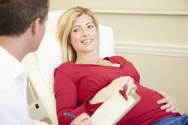 Pregnant Check By Doctor — Stock Photo, Image