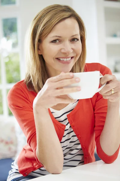 Woman Relaxing At Home — Stock Photo, Image