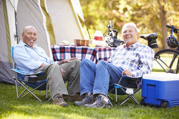 Two Senior Men Relaxing — Stock Photo, Image