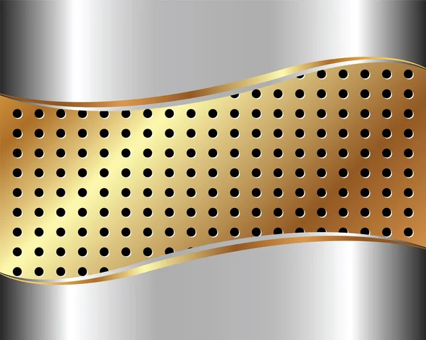 Arrière-plan avec grille métallique 4 — Image vectorielle