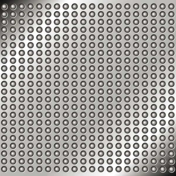 Abstrakter Metallhintergrund mit Nieten — Stockvektor