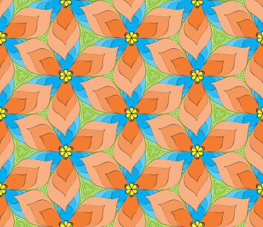 Dikişsiz çiçek arka 2