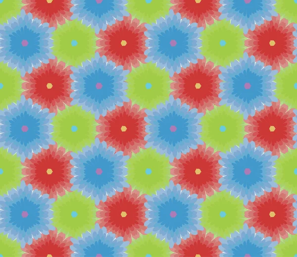 Fondo floral sin costuras — Vector de stock