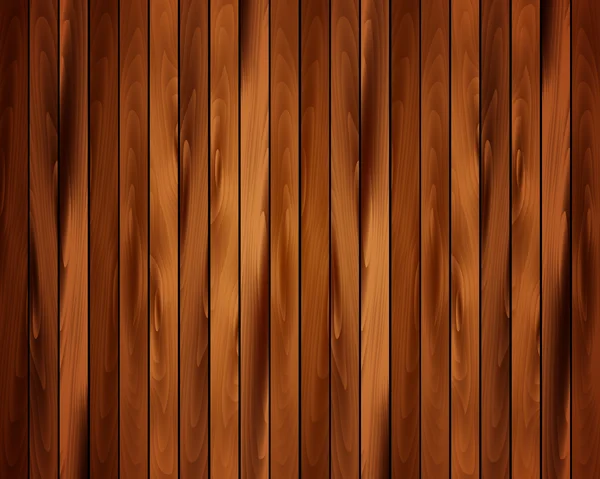 Realistické dřevěné pozadí — Stockový vektor