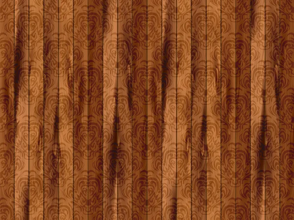 Trä bakgrund med mönster — Stock vektor