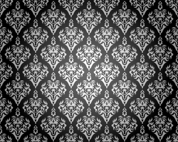 Sömlös mörka mönster 4 — Stock vektor