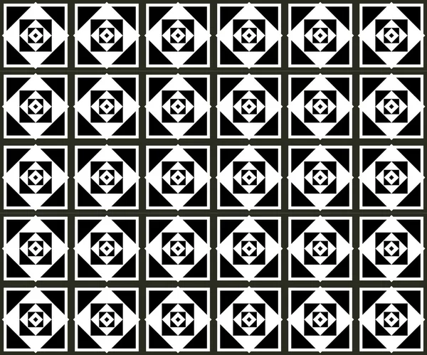 원활한 흑백 패턴 18 — 스톡 벡터