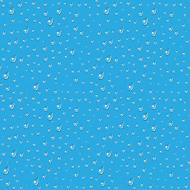 sorunsuz geçmiş su damlaları ile