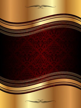 dalgalı altın arka plan