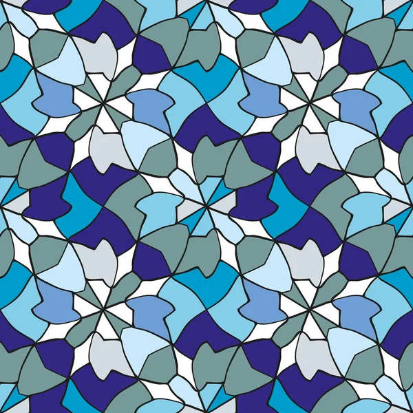 Abstrait multicolore sans couture peint par motif 6 — Image vectorielle