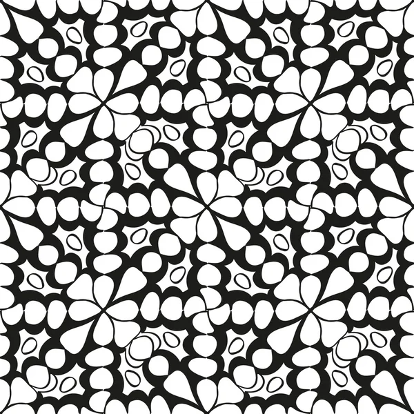 Modèle monochrome sans couture 7 — Image vectorielle