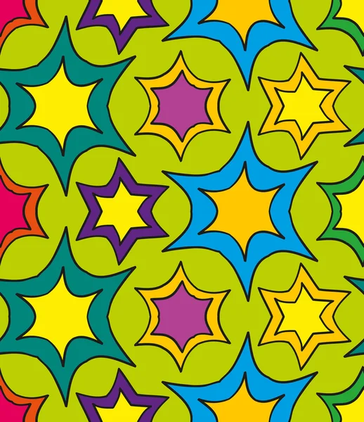 抽象的なシームレスな色パターン — ストックベクタ