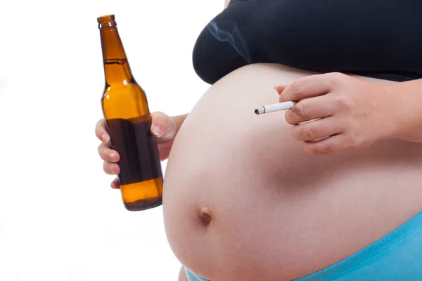Zwangere bier — Stockfoto