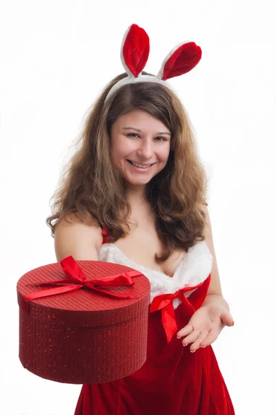 Christmas Woman — Stock Photo, Image