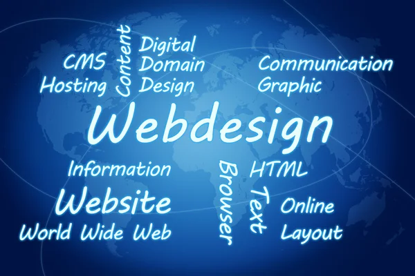 Concetto Webdesign — Foto Stock