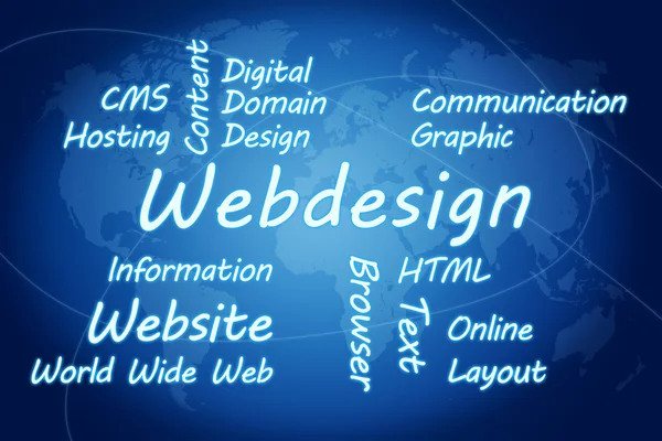 Webdesign kavramı — Stok fotoğraf