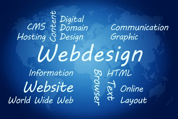 Webdesign kavramı — Stok fotoğraf