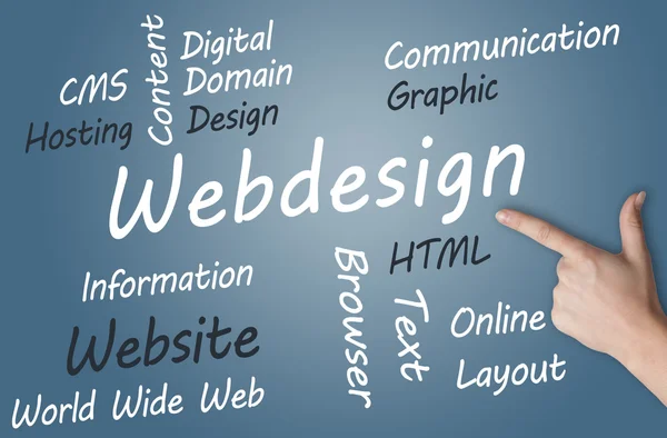 Conceito de Webdesign — Fotografia de Stock
