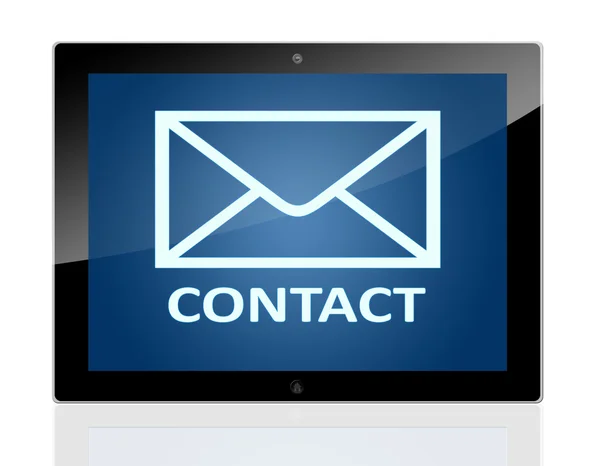 Tablet Contact — Stock Photo, Image