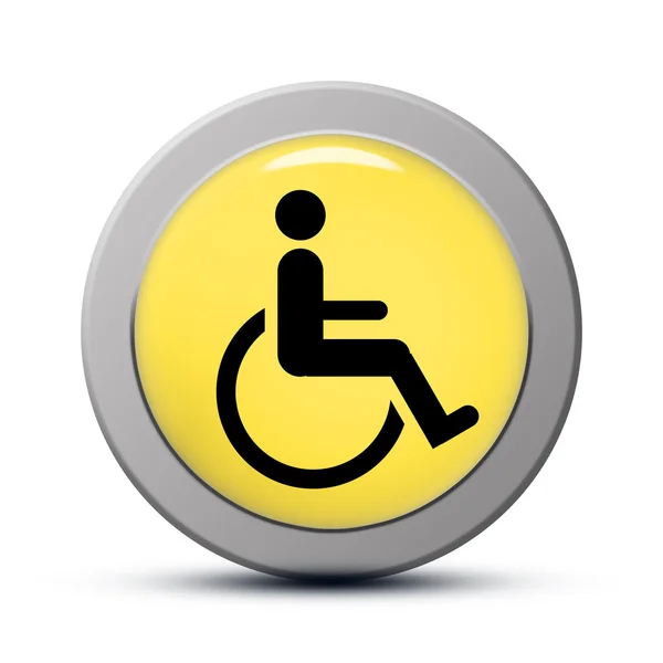 Ikona niepełnosprawnych — Zdjęcie stockowe
