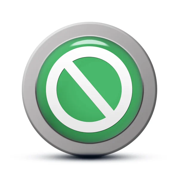 Access denied icon — Stock Photo, Image