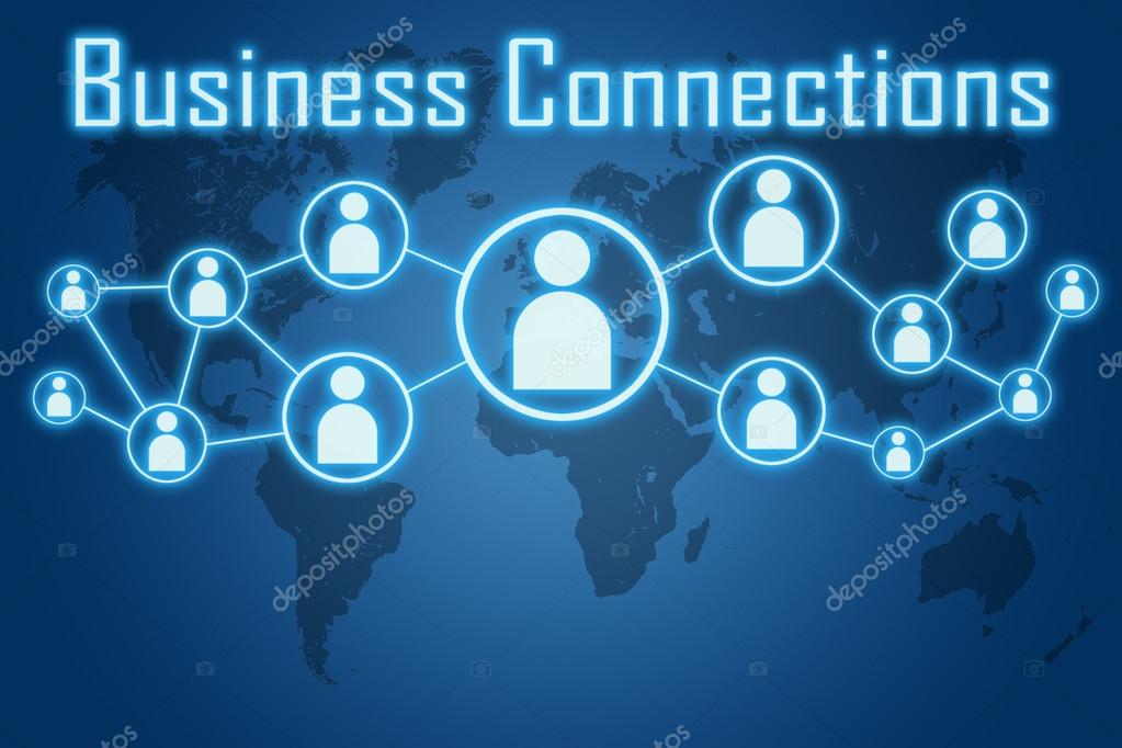 Pressing business connections icon — Stock Photo © Mazirama 26458985