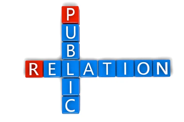Crossword Public Relation — Stock Photo, Image