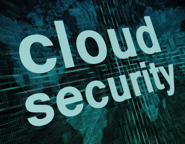 Sicurezza del cloud — Foto Stock