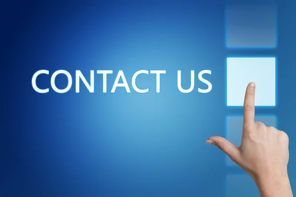 Contact met ons op — Stockfoto