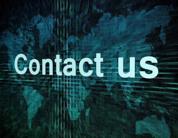 Contact met ons op — Stockfoto