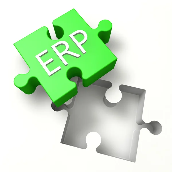 Puzzle ERP — Stock Photo, Image