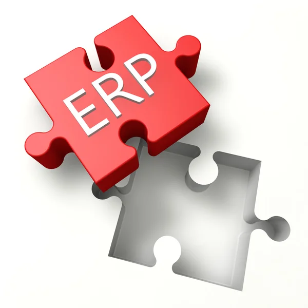 Puzzle ERP — Stock Photo, Image