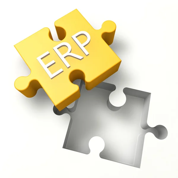 Puzzle ERP — Stock Photo, Image
