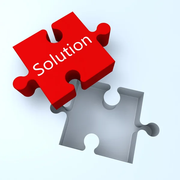 Puzzle Solution — Stock Photo, Image