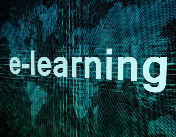 E-learning — Foto Stock