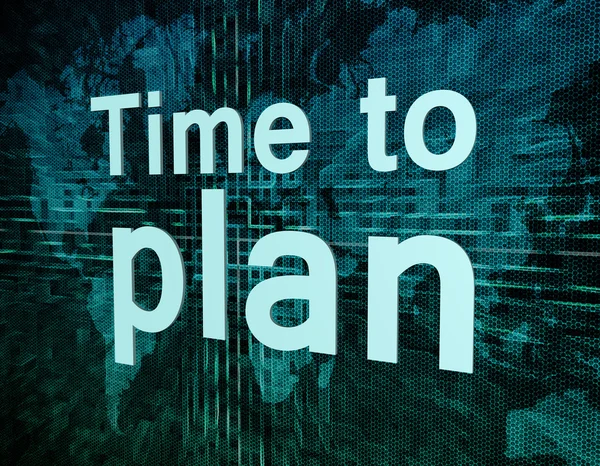 Tempo para planejar — Fotografia de Stock