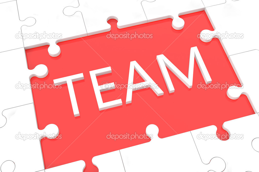 Puzzle team concept