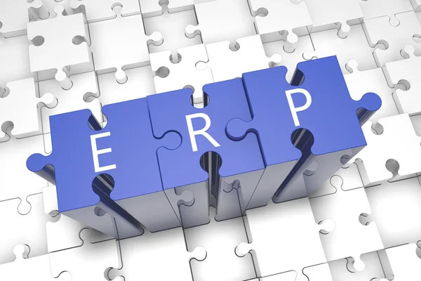 Puzzle ERP — Stock Photo, Image